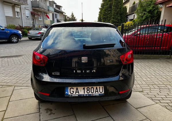 Seat Ibiza cena 23900 przebieg: 116950, rok produkcji 2010 z Gdynia małe 137